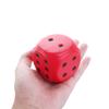Length 6cm Solid Color Elastic Toys Squeeze Pressure Relief Anti Stress Sponge Dice Point Dice
