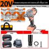 Dongcheng 20V Brushless Cordless Impact Wrench (698N·m) CN plug (adapter included)