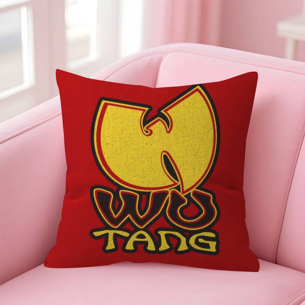 Band WWu LOGO Tang Clan    Personalized picture text home decorative pillows Household Gifts 45x45cm