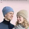 Windproof Velvet-Lined Winter Knitted Beanie with Ear Protection