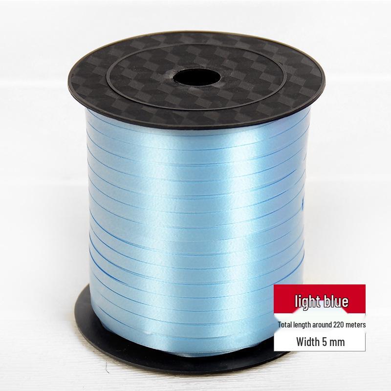 

Wedding Gift Packaging Ribbon - 5mm x 250 Yards, Flat and Colored for Balloon Tying