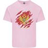 Torn Montenegro Flag Montenegrin Day Football Unisexs Light Cotton TShirt