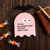 Ghost Shape Sticky Notepad Halloween Themed Memo Pads Adhesive Daily Planner