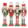 Nutcrackers Display with Ribbon Scepter Home Decoration 50CM Tall Nutcrackers Figure Candy Series for Christmas Display