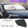 BAGA7 Car Front Window Sunshade Cover Windshield Folding Sun Shade For 5 6 7 X3 X4 X5 X6 F Series F01 F02 F10 F12 F15 F16 F25 F26