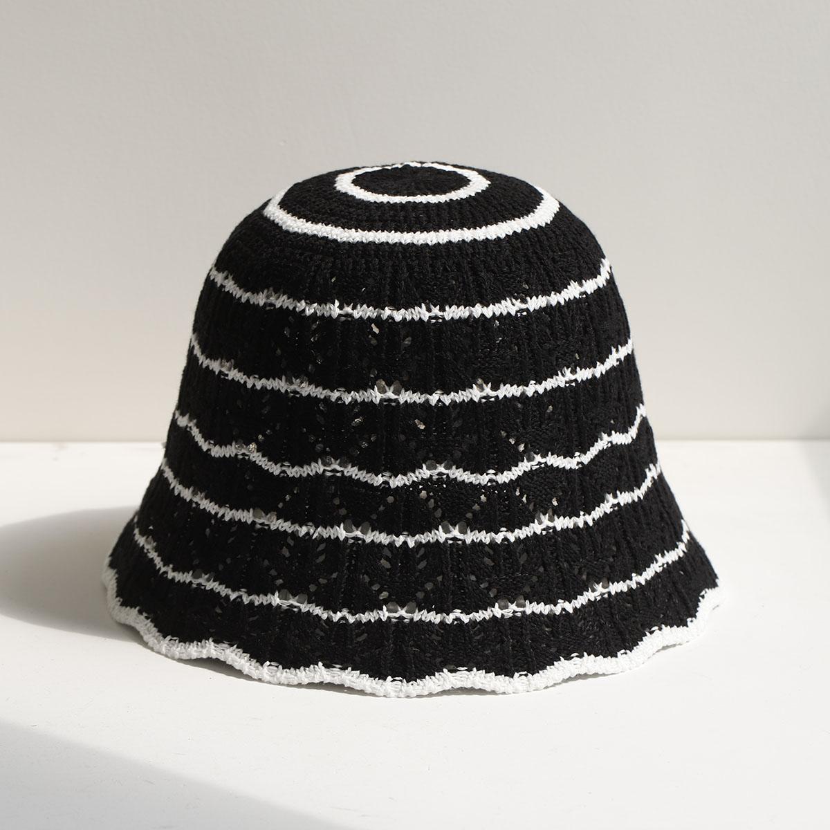 

2026 stripe Bucket Hat for Women Summer Hat fashion Sun Hat Travel Cap Lady Cap Female Simple Fold Floppy Girls Beach Hat Panama 56-58CM