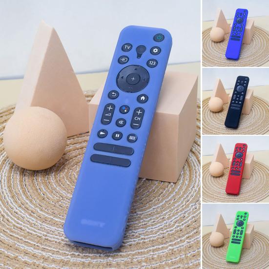 Remote Control Cover Shockproof Wear-resistant with Full Coverage Strap Silicone Remote Control Protective