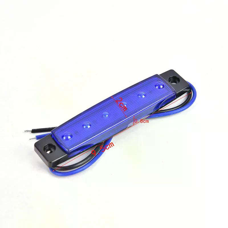 1PC 12V 6LEDS Lorry Side Marker Indicator Low Led Trailer Light Rear Side Lamp