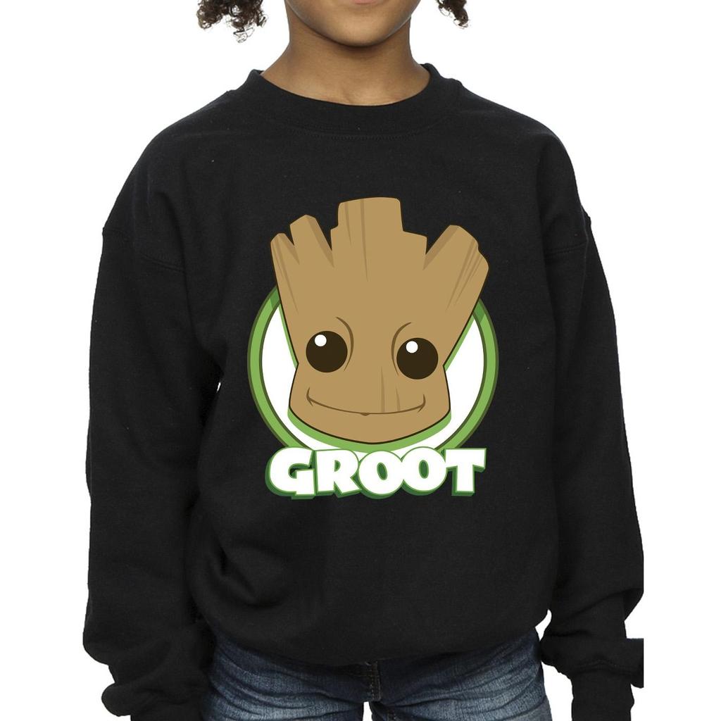 Guardians Of The Galaxy Mädchen Groot Abzeichen Sweatshirt