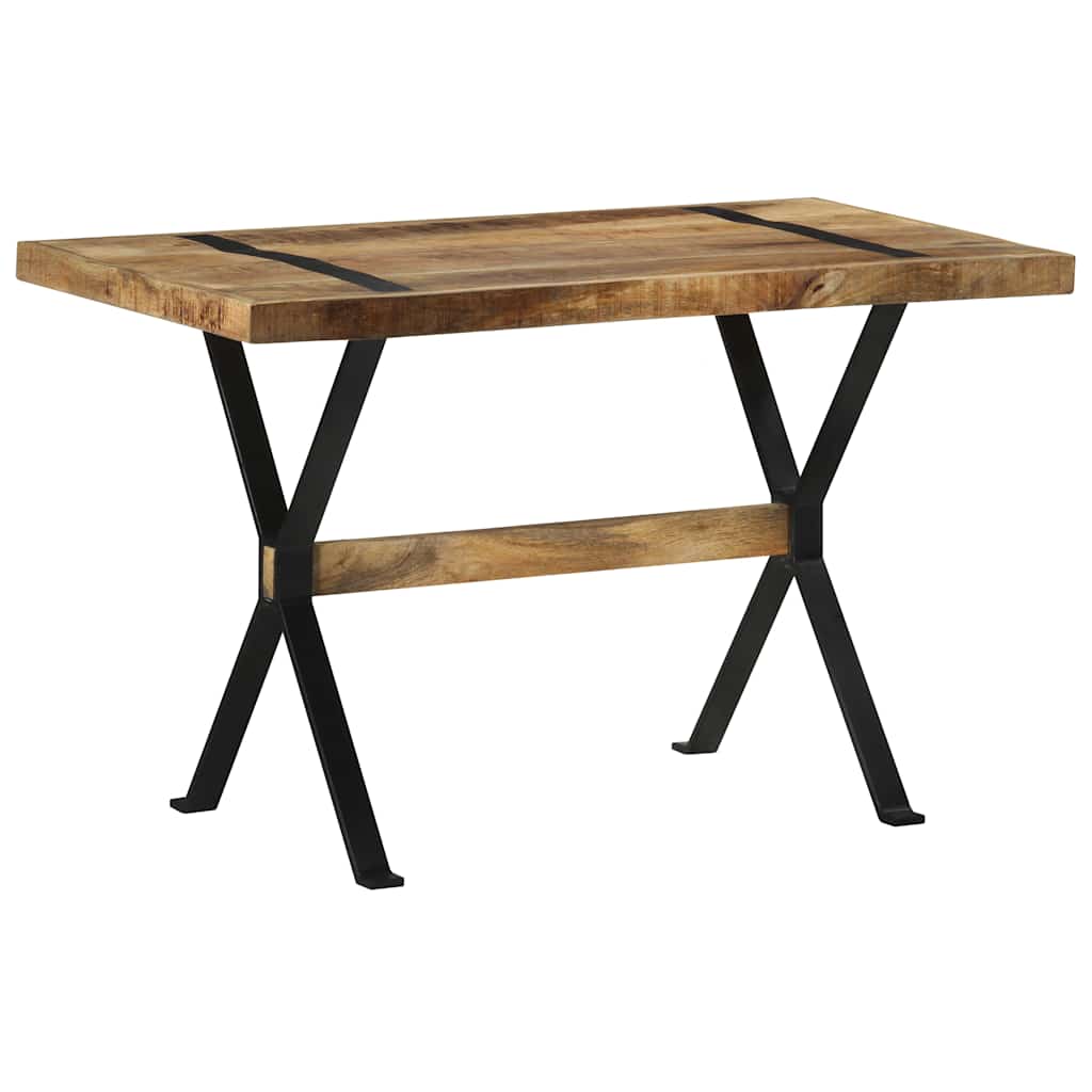 Dining Table 120 x 60 x 76 cm Rough Mango Wood