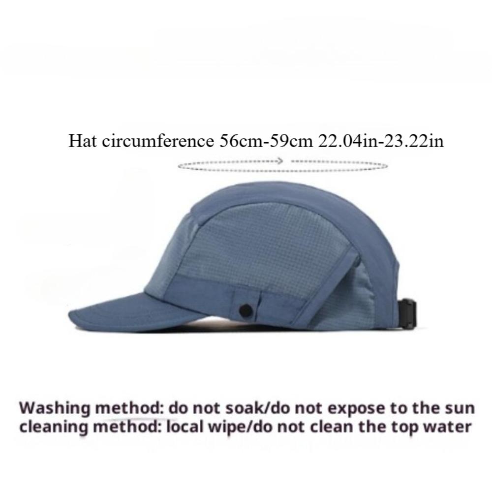 Mesh Plain Quick Dry Hat for Men Women Breathable Cap for Running Camping Hiking Sports Outdoor Street Daily Casual Wear