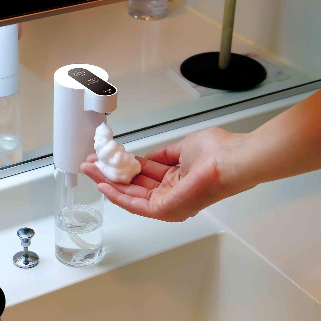 LITHON Automatic Soap Dispenser Foam 150ml Operation for Always Clean Soap - - (KSZ-003W) - Sterilizing, Automatic, No-Touch Safe,