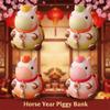 Decorative Horse Year Piggy Bank Anti Drop Horse Piggy Bank Ornament  New Year Gifts