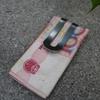 Stainless Steel Money Clip Multi-function Mini Minimalist Slim Wallet Carabiner for Outdoor Belt