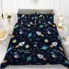 2/3pcs Duvet Cover Set, Soft and Comfortable, Rocket Ship Twin Bedding Set, Rocket Ship Bed Set, Space Rocket Bedding Set