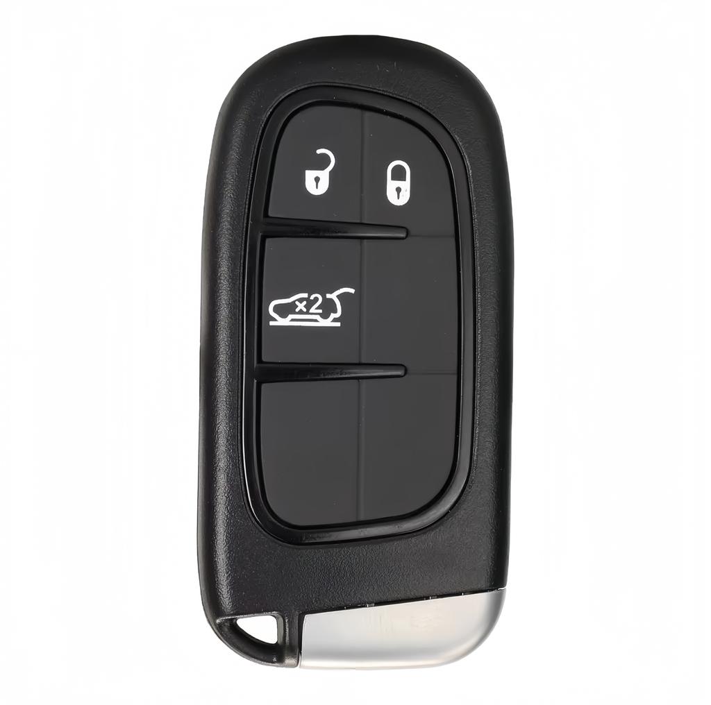 Xjmynb For Jeep Grand Cherokee Dodge Ram 1500 Journey Dart Challenger Durango 2/3/4/5 Buttons Remote Car Key Shell Case Fob