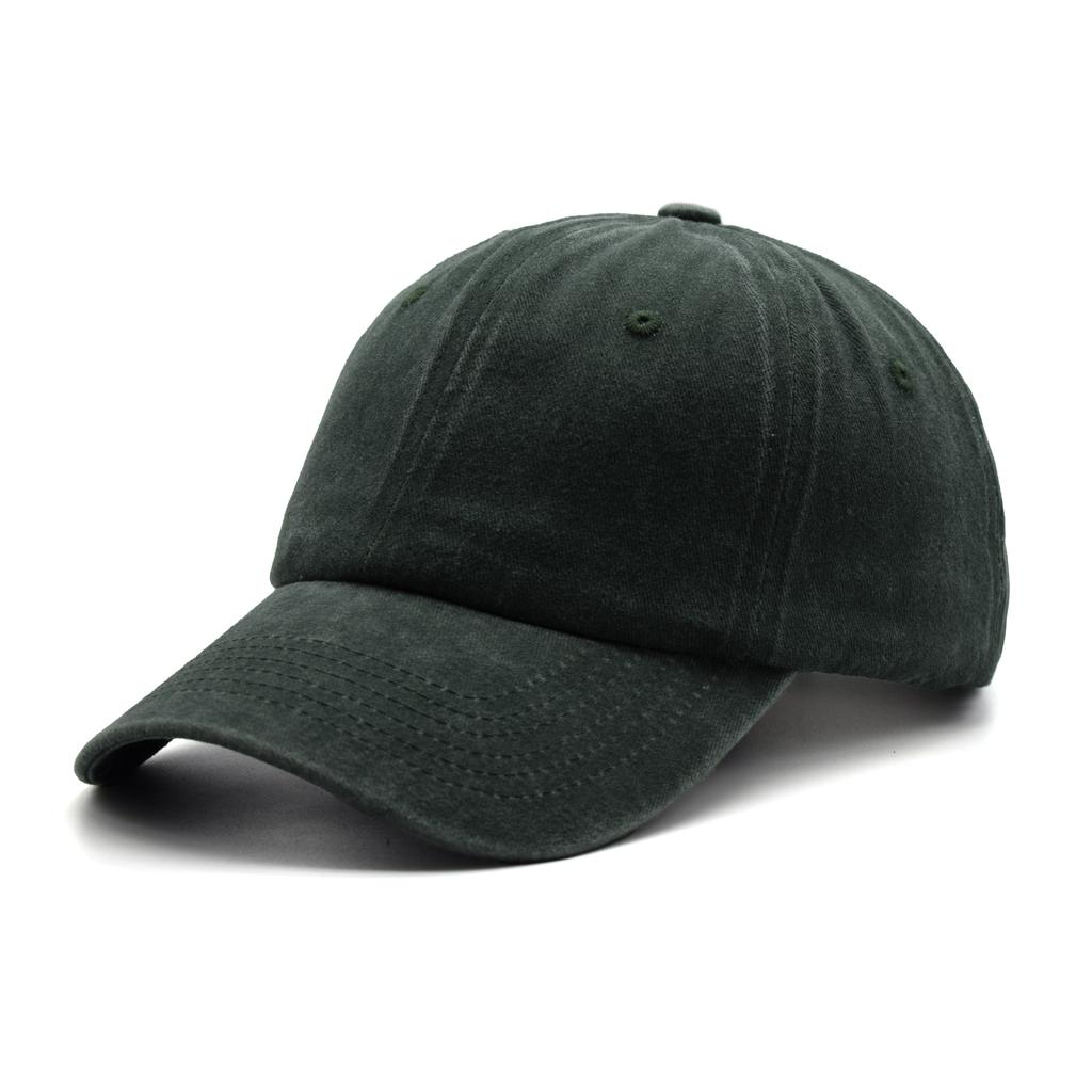 Washed Coated Pure Color Baseball Cap Vintage Retro for Women Sun Protection Old Denim Washed Cotton Duck Hat