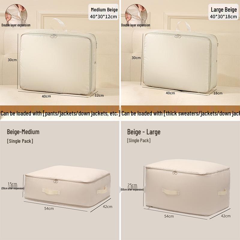 

Портативная сумка для хранения одеял и одежды большой вместимости Large Clothes [40*30*18]