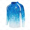 Fishing Clothing Men's Long Sleeve Sunscreen UV Protection Top Breathable Quick Dry Jacket Summer Fishing Shirt