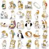 64Pcs/Set Cute Cat Stickers Skateboard Notebook Fridge Phone Guitar Luggage Decal Sticker Toy