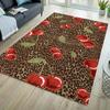 Cherry Rug Leopard Skin Rug Cherry Art Decorative Aesthetic Minimalist Rug Home Abstract Roomhome Retro Decoration Carpets