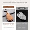 Leather Car Remote Key Case Cover for GAC Trumpchi GS4 GM8 GA3 GA6 SGS7 GA4 GS5 GS3 Legend GS8 Keychain Accessories