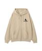 Avirex Bear Snowboard Hoodie Large 040 Beige (Web Exclusive) Men's 783-4231007