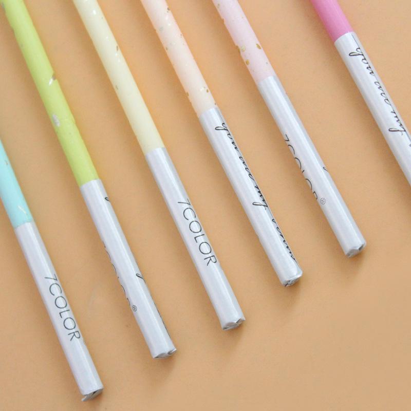New Brahma Star Series Multi-color Slender Pencil Candles Creative Birthday Romantic Party Layout Baking Candles
