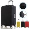 Travel Luggage Cover with Pull Rod Dust-Proof Thickened High Elastic Fabric Protective Cover for Luggage Box