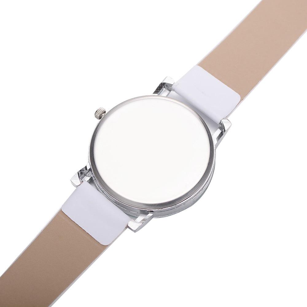 Lvpai Women's Casual Quartz Leather Band Watch Analog Valentine Gift Crystal Stainless Steel