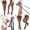 Große Plus-Size-Strumpfhose, Dessous, Damen-Spitzen-Netzstrümpfe, schwarze, sexy Leggings, hochtaillierte Mesh-Strumpfhose für Damen, 5XXXXXL
