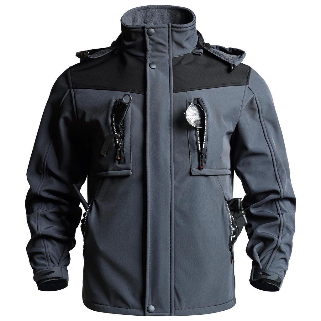 Men's Windproof Water-Repellent Warm Winter Mountaineering Jacket and Pants Set