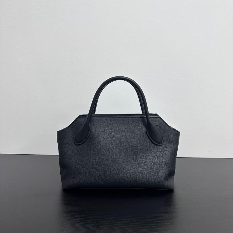 Minimalist Top Grain Leather Tote Bag Women Large Capacity Commute Versatile Small Design Crossbody Handbag