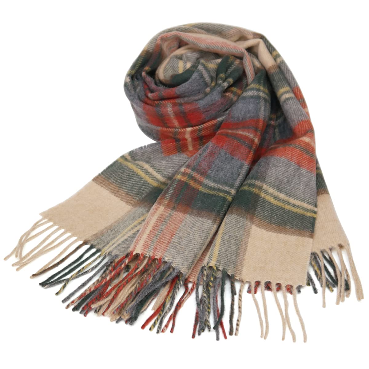 

Сделано из шерсти ягненка Тартан Стола x Lochcarron, Шотландия, Большой, 100% (180см 70см) (Кантри Стюарт)