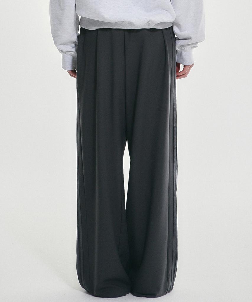 Nigaennikol Side Line String Slacks_Charcoal