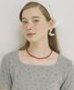 Ourhope Onyx Loose Necklace - Red