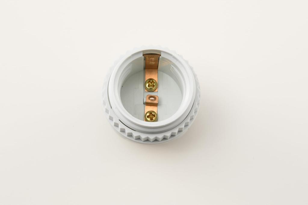 Swan Electric Light Rail Bulb Socket (E-26 Base) Set of 5, DUS-51-5S (White)