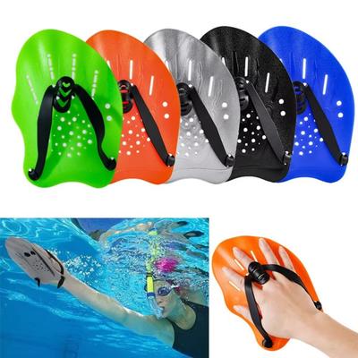 Silicone Straps Swim Training Hand Paddles Adjustable Swim Paddles Hand  Swimming Training