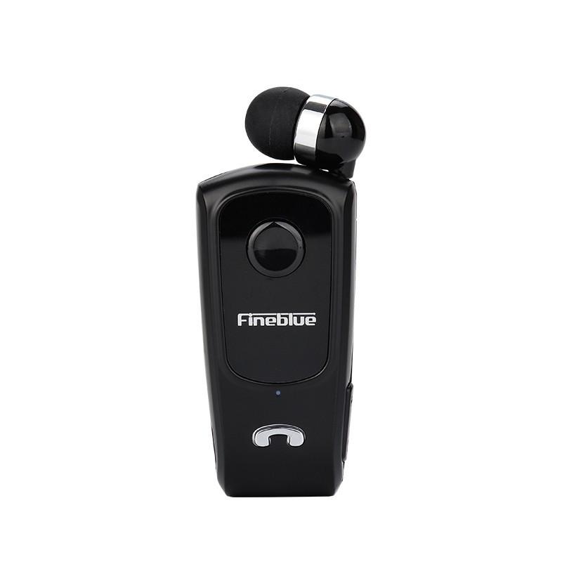 Jialan F920 Retractable Bluetooth Earphone, Wireless Fast-Charge, Clip-On Design for Business and Gaming