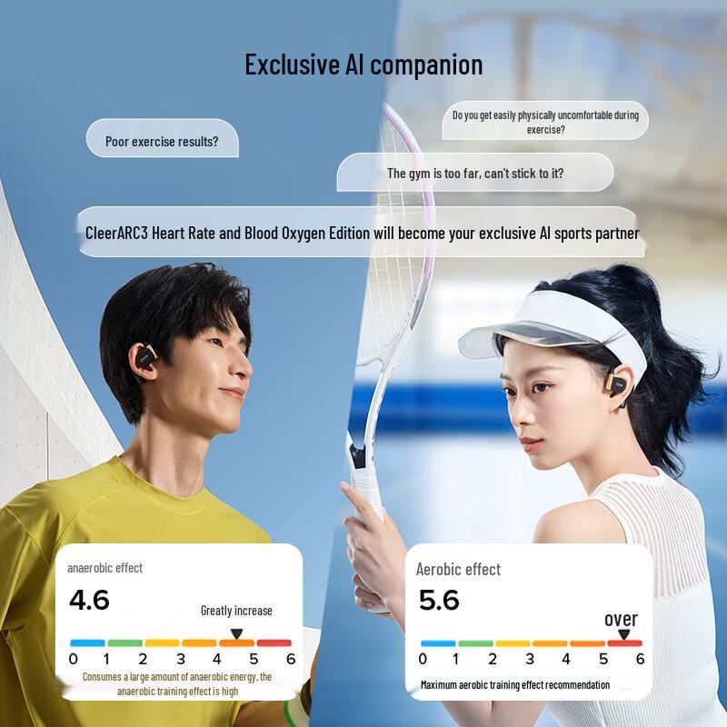 Cleer ARC3 Open-Ear Wireless Bluetooth Headphones