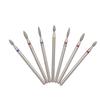 Nail Drill Bits Set Professional Electric Nail Grinding Burr Cutters for Pedicure Manicure Nail Art Tools Silver 7Pcs
