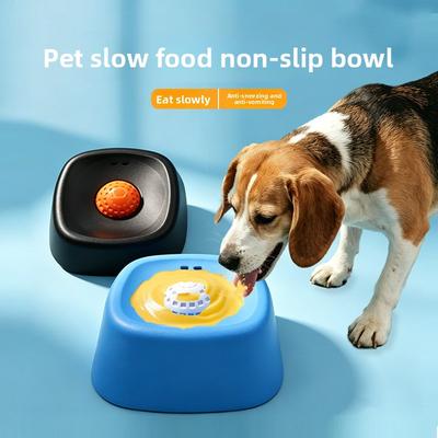 Pet Practical Slow-feeding Bowl for Dogs, Liquid Slow-feed Dog Bowl, Anti-slip Spherical Dog Lickable Bowl