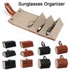Portable Folding Glasses Organizer 2/3/6 Multi-slot Sunglasses Storage Display Travel PU Leather Glasses Case Box Home Storage