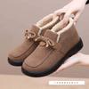Cotton shoes women's Korean version Doudou shoes short snow boots four seasons warm Mao Mao shoes soft sole non-slip