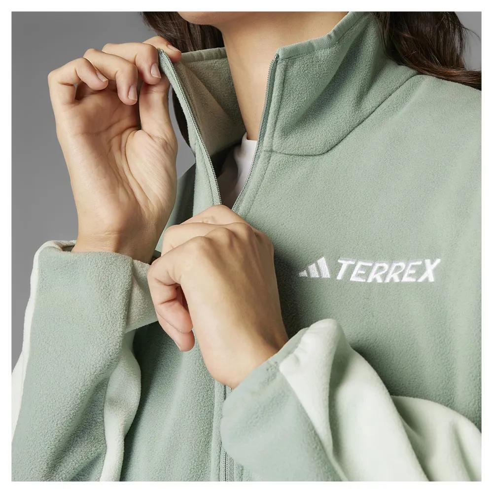 Adidas Fleece Jacket with Half-zip Terrex Multi Climawarm