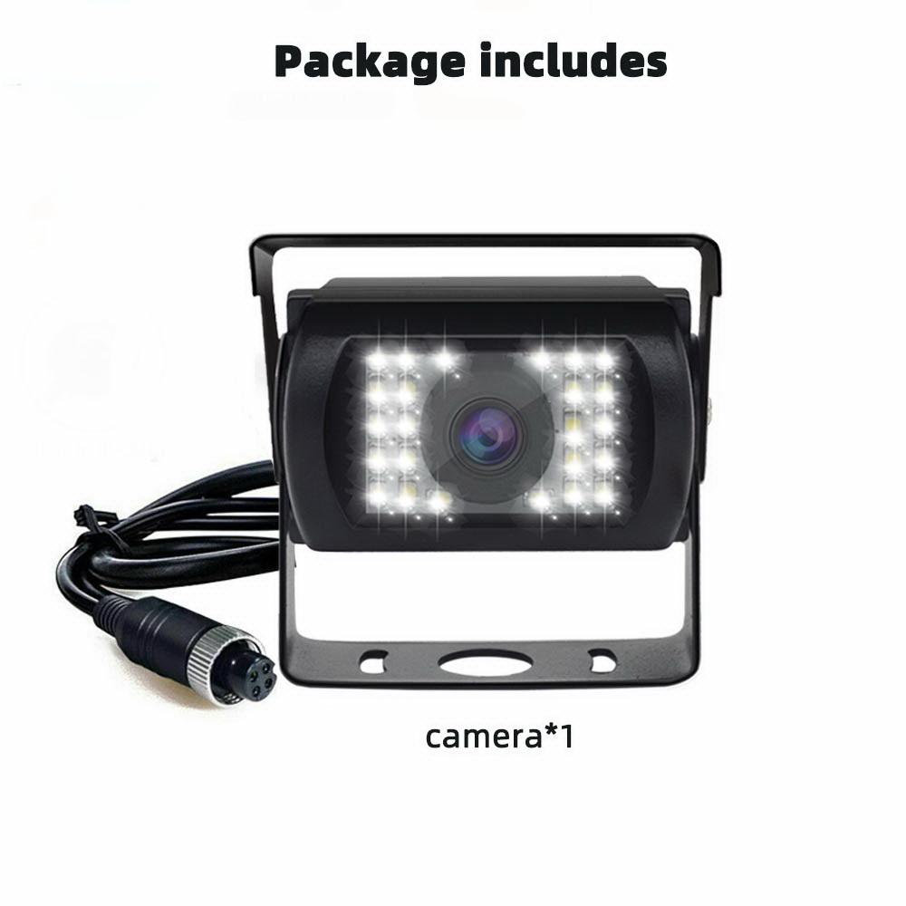 

12 В/24 В камера заднего вида для грузовика 4Pin/AV светодиодная камера ночного видения для тяжелых условий эксплуатации для парковки прицепа/автобуса/фургона/пикапа