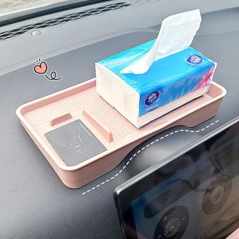 For BYD Seagull Dolphin Mini 2024 2025 Central Control Screen Rear Storage Box Car Interior Accessories Dashboard Storage Tray