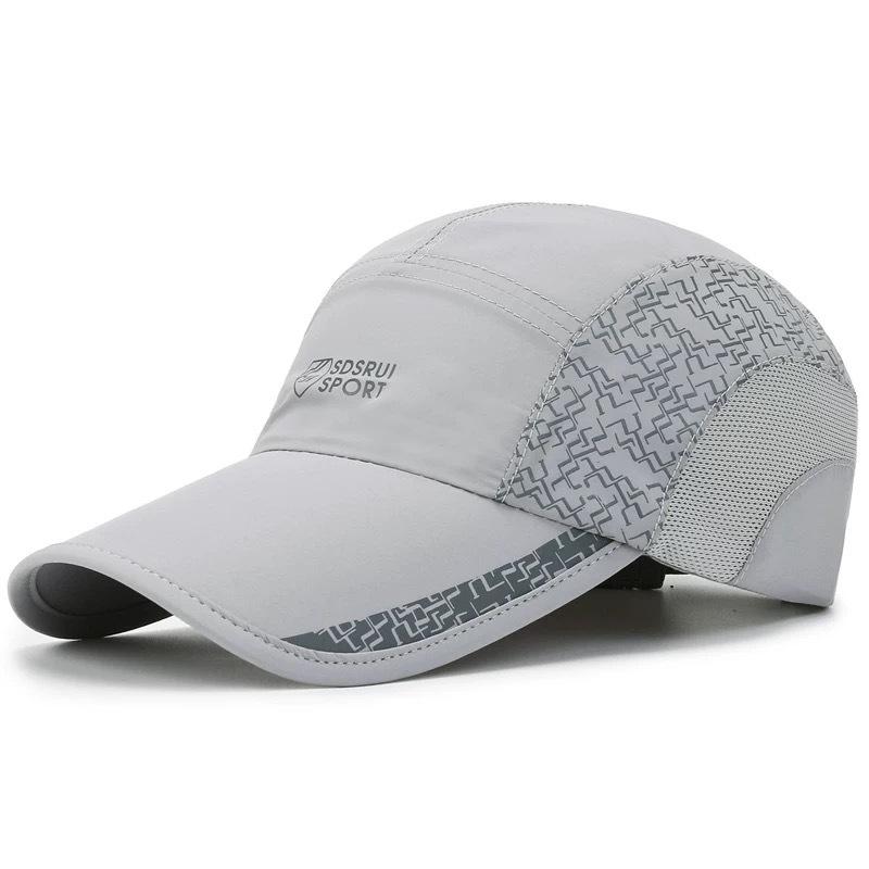 Men's hat spring and summer thin mesh breathable cap cool hat men's casual baseball cap sunscreen visor