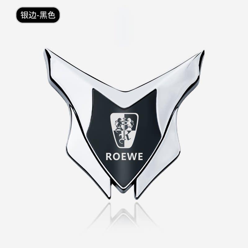 Suitable D6/D7/M7/RX5/i5/E6/i6 Whale Car Metal Decorative Sticker 3D Stereo Car Shield