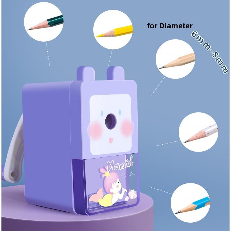 Cartoon Mechanische Bleistift Spitzer Auto Fütterung Manuelle Spitzer Kinder Geschenk Schreibwaren Schule
